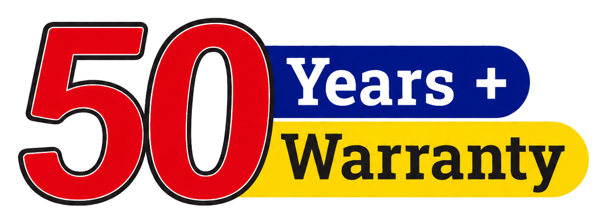 50-Year Warranty
