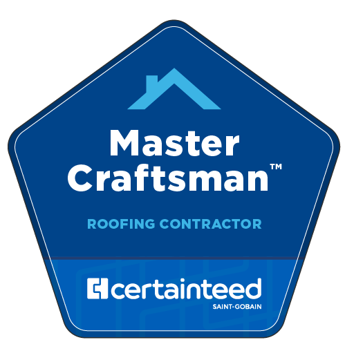 CertainTeed Master Craftsman certification badge